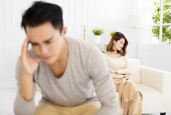 Quarrel mellan man och hustru — Stockfoto