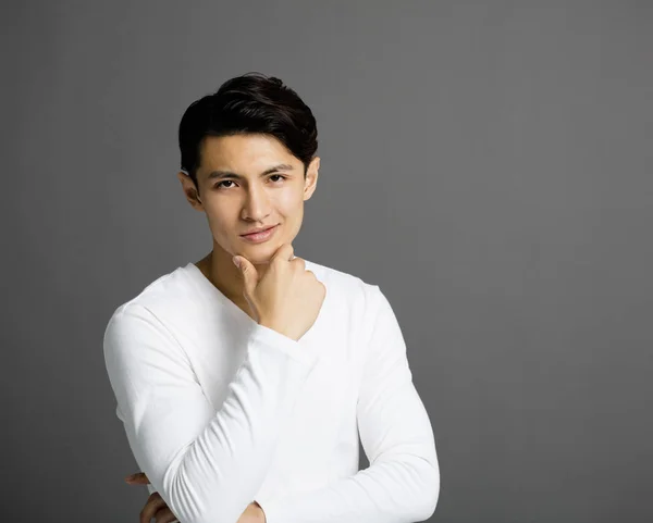 Portrait of stylish handsome young man — Stock Photo, Image