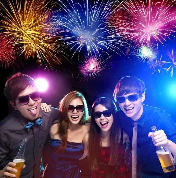 Young Group Enjoying Party Having Fun — Stock Photo, Image