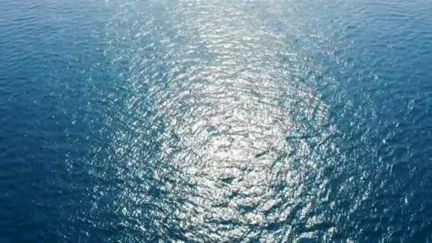 Αεροφωτογραφία Της Επιφάνειας Της Θάλασσας — Αρχείο Βίντεο