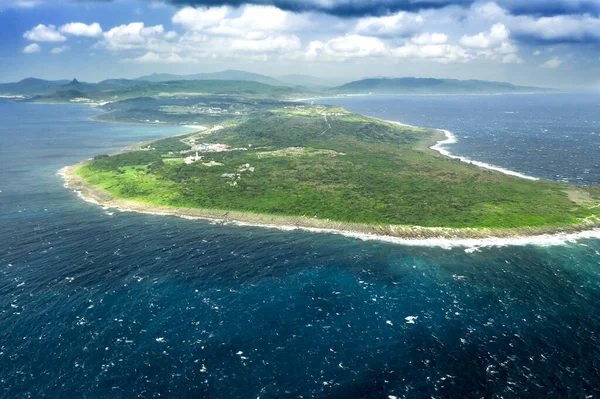 Vista Aérea Parque Nacional Kenting Ponto Mais Sul Taiwan — Fotografia de Stock