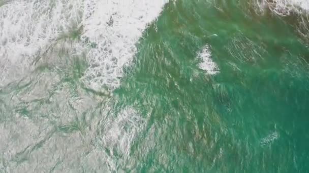 vue aérienne de la plage et des vagues 