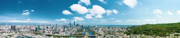 Flygfoto Över Kärlek Flod Och Kaohsiung Stad Taiwan — Stockfoto