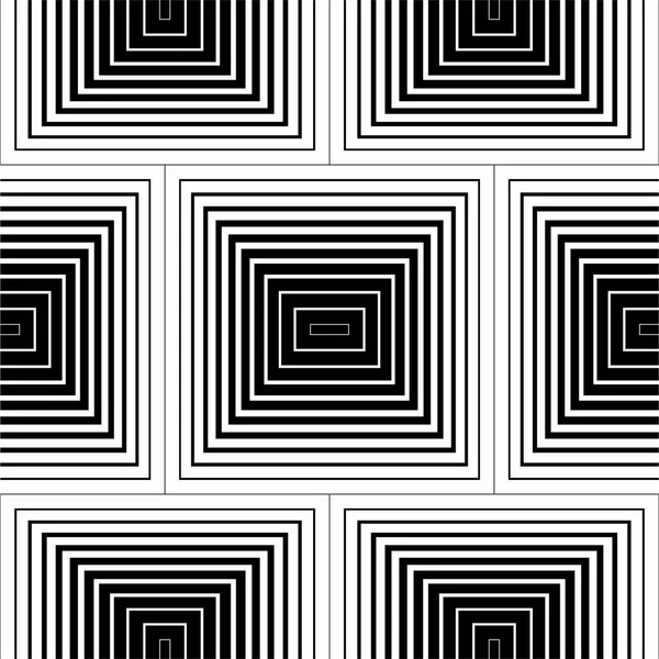 Seamless op art syle fondo ilusión óptica — Archivo Imágenes Vectoriales