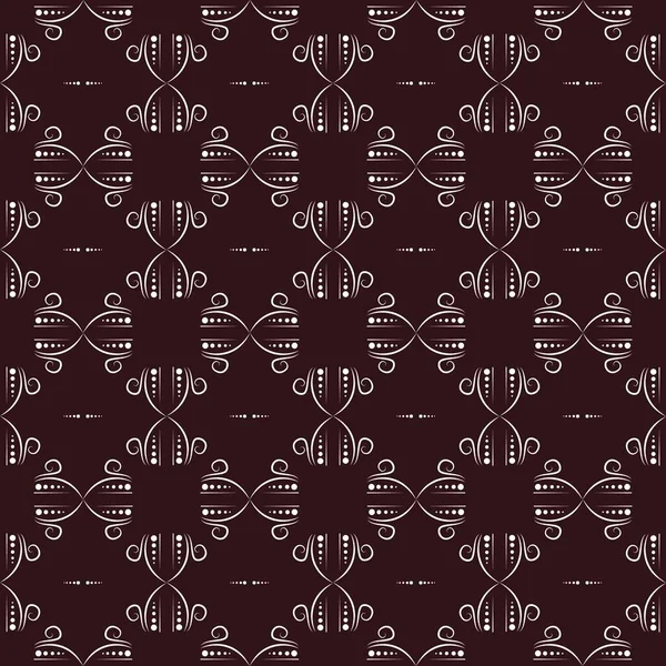 Geometric Seamless Pattern Dark Background Modern Interior Design Fashion Textile — Stock Vector