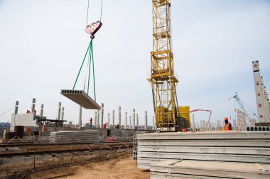 Yeni binanın inşaatı