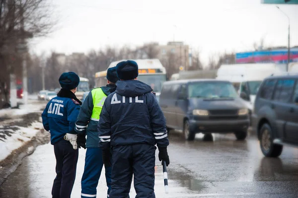 Ispettore della polizia stradale, DPS — Foto Stock