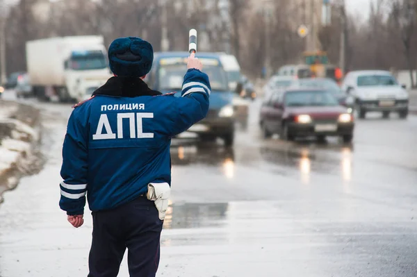 Ispettore della polizia stradale, DPS — Foto Stock