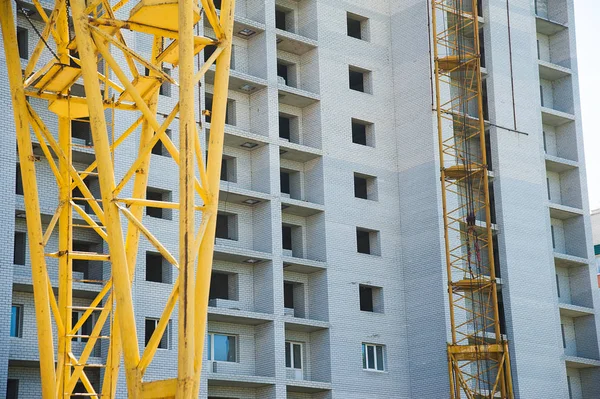 Edificio Più Piani Costruzione Edificio Residenziale Più Piani — Foto Stock