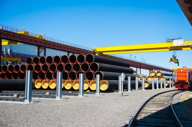 Fabrika denizaltı gaz boru hattı için çelik boru imalatı