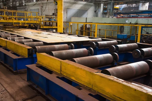 Fabricación de tubos de acero —  Fotos de Stock