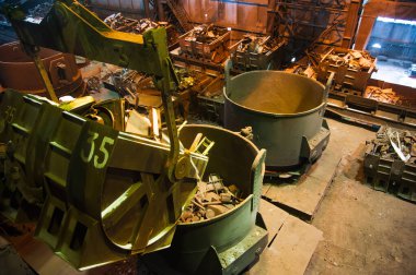 Eski terk edilmiş Metalurji tesisi