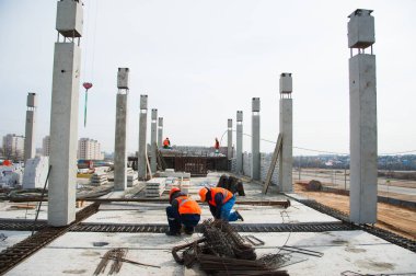 Yeni binanın inşaatı