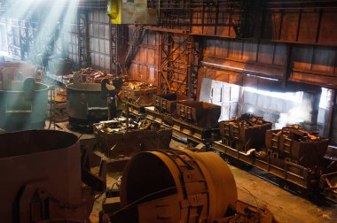 Eski terk edilmiş Metalurji tesisi