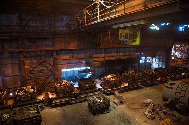 Eski terk edilmiş Metalurji tesisi