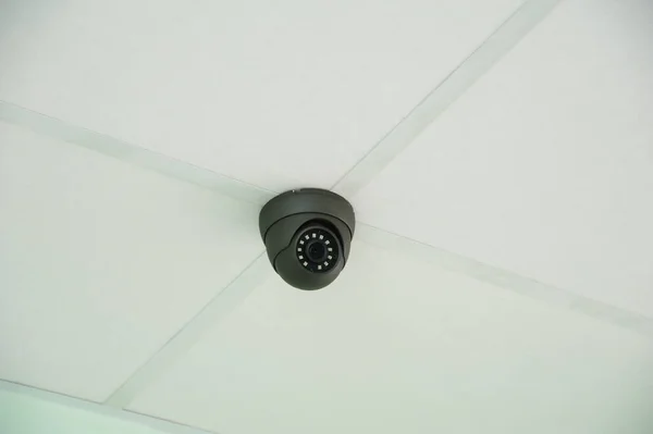 Kamera Bezpieczeństwa Monitorowania Wydarzeń Mieście — Zdjęcie stockowe