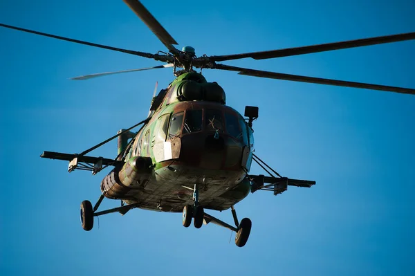 Militär Helikopter Övning Utför Militär Demonstration — Stockfoto