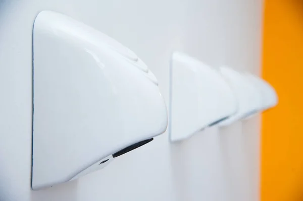 Automatische Handtrockner Öffentlichen Toiletten Hygiene Hände Putzen Hände Waschen — Stockfoto