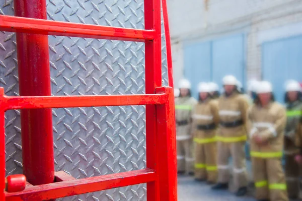 Пожежник Бою Екстрена Безпека Захист Порятунок Від Небезпеки — стокове фото