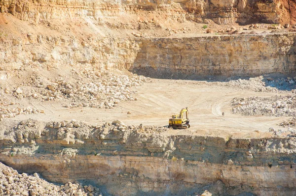 Mining Quarrying Production Stone Forsaken Quarry — Stock Photo, Image