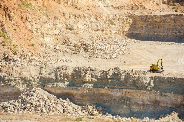 Mining Quarrying Production Stone Forsaken Quarry — Stock Photo, Image