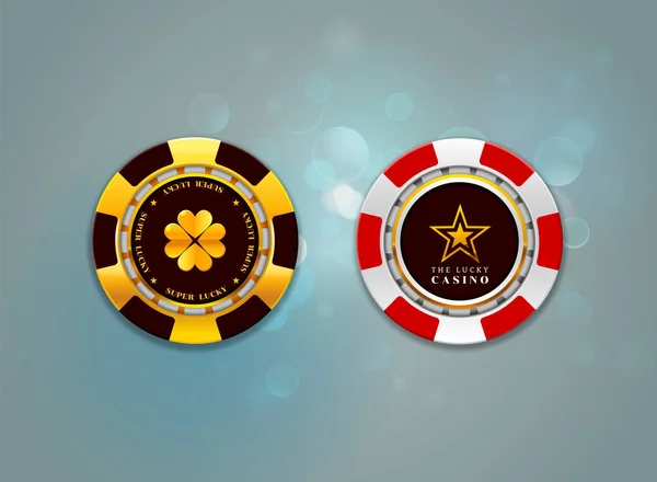 Casino chip vector — Vector de stock