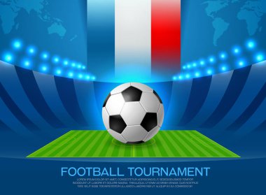 Avrupa Futbol Şampiyonası Fransa vektör