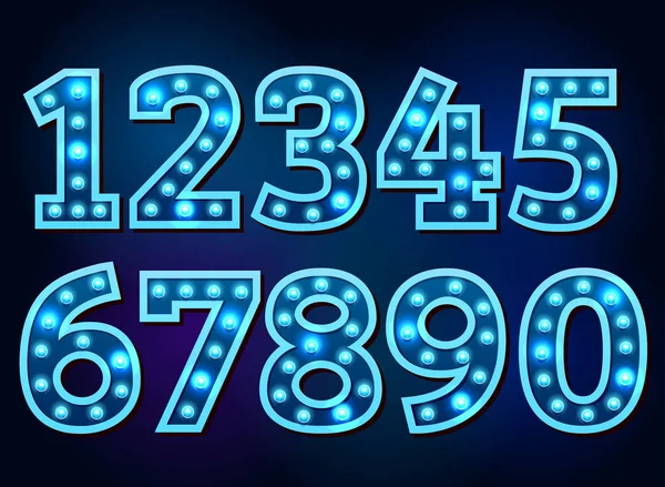 ışık yazı tipi alfabesi metin parlak vektör çizim