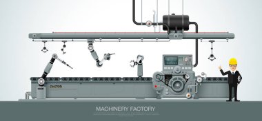 Endüstriyel makine fabrika İnşaat ekipmanları mühendislik