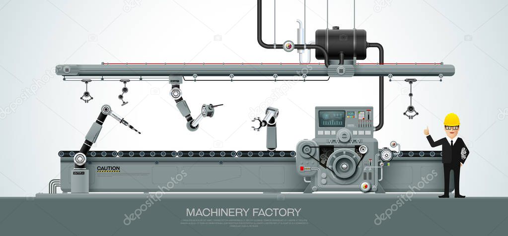 Industrial machine Factory construction equipment engineering