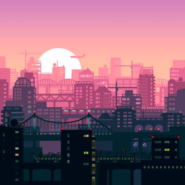 Günbatımı evlerde