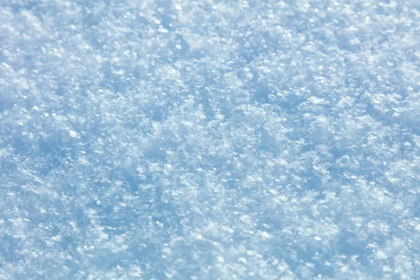Reale neve cristalli texture sfondo — Foto Stock