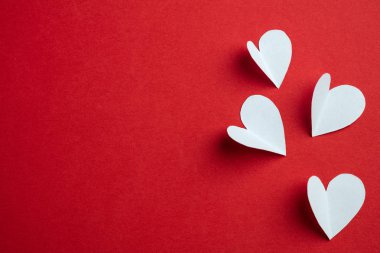 El yapımı kağıt kalpler - aşk arka plan