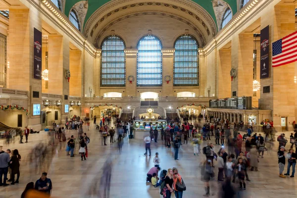 Grand Central Terminal wnętrze, New York City, Stany Zjednoczone Ameryki — Zdjęcie stockowe