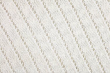 Beyaz yün örme kumaş arka plan