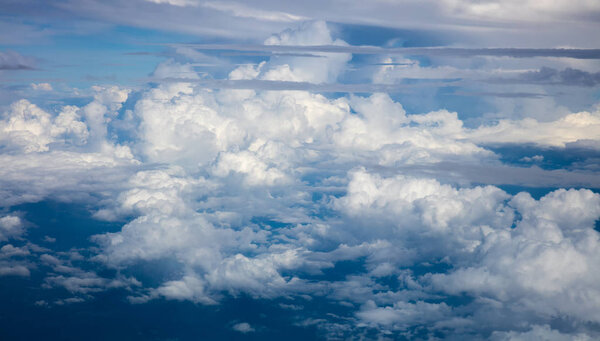 Beautiful, dramatic clouds and sky atmosphere