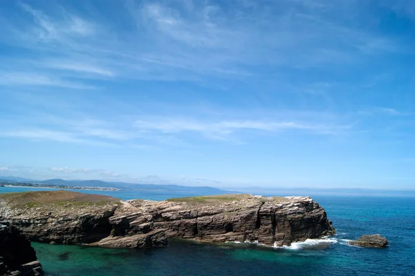 Beach Islas bulunan Galiçya — Stok fotoğraf