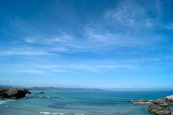 Beach Islas bulunan Galiçya — Stok fotoğraf