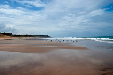 Atlantik deniz kum plaj