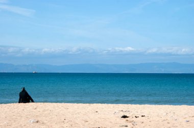 Kuzey Afrika'nın plaj manzara