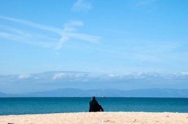 Kuzey Afrika'nın plaj manzara