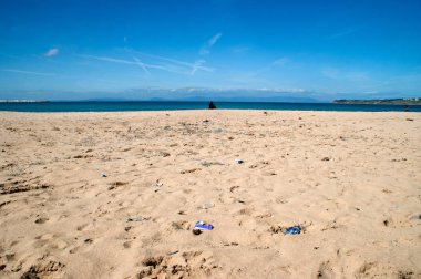 Kuzey Afrika'nın plaj manzara