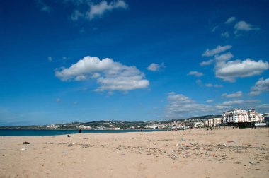 Kuzey Afrika'nın plaj manzara