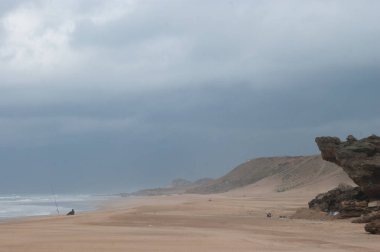 Kuzey Afrika'nın plaj manzara