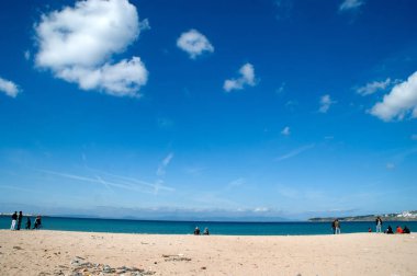 Kuzey Afrika'nın plaj manzara