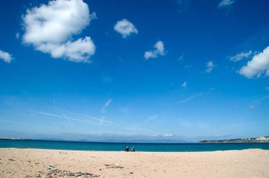 Kuzey Afrika'nın plaj manzara