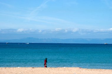 atları Tanca'da Beach