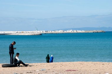 atları Tanca'da Beach