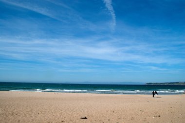 manzara plaj Kuzey Afrika'da