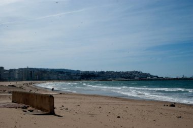 manzara plaj Kuzey Afrika'da